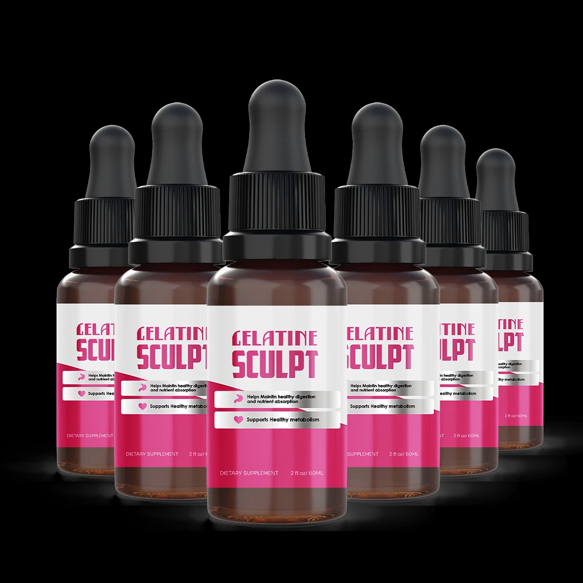 6 bottles of Gelatine Sculpt